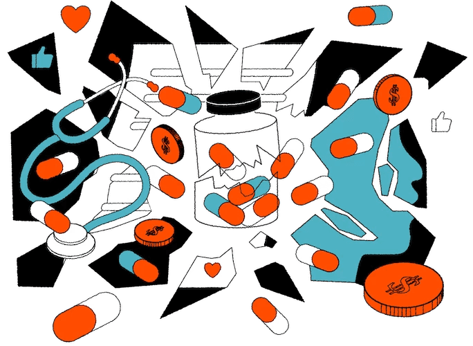 Check-up flagging a misleading native ad